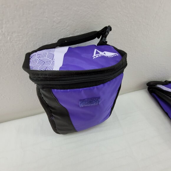Arctic Zone Lunch Bag Zipper, Handle in Purple New with Microban - Picture 5 of 9